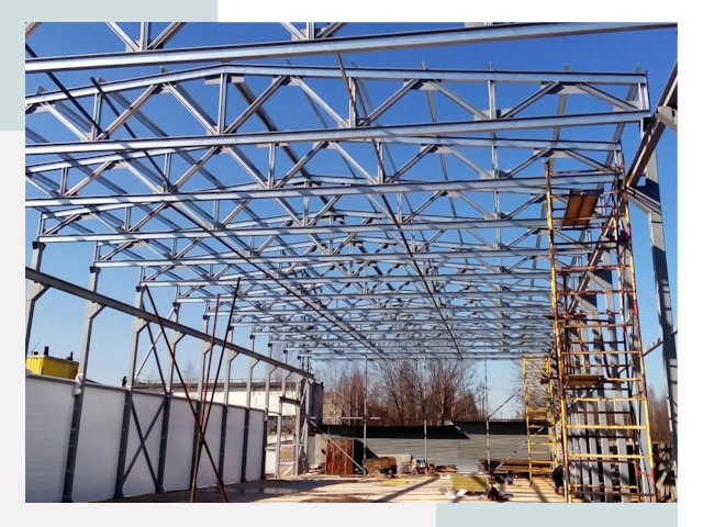 Строительство цехов в Сафоново от 615 руб. под ключ