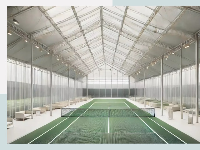 Строительство теннисных кортов в Сафонове