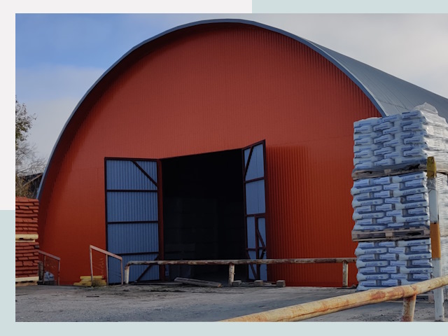 Полукруглые ангары по цене от 615 руб. в Сафоново