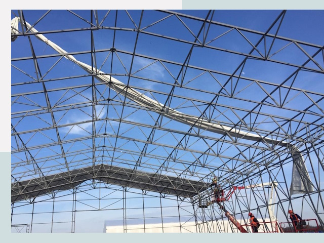 Шатровые ангары от 615 руб. в Сафонове и Смоленской области