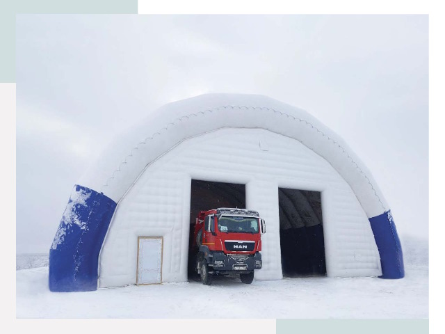 Мобильные ангары в Сафонове