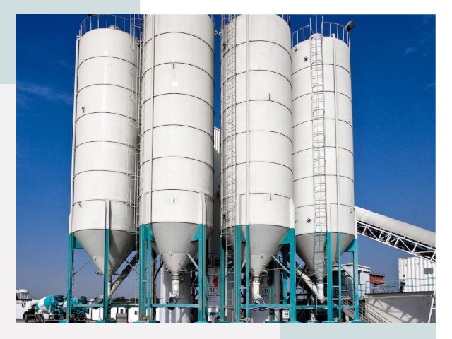 Строительство цементных силосов в Сафонове