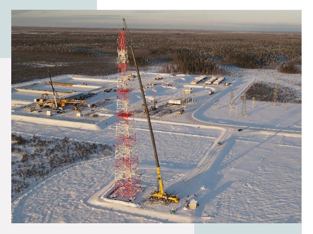 Мачты связи в Сафонове