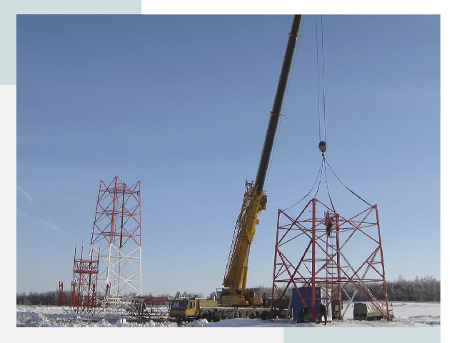 Монтаж вышек связи в Сафонове