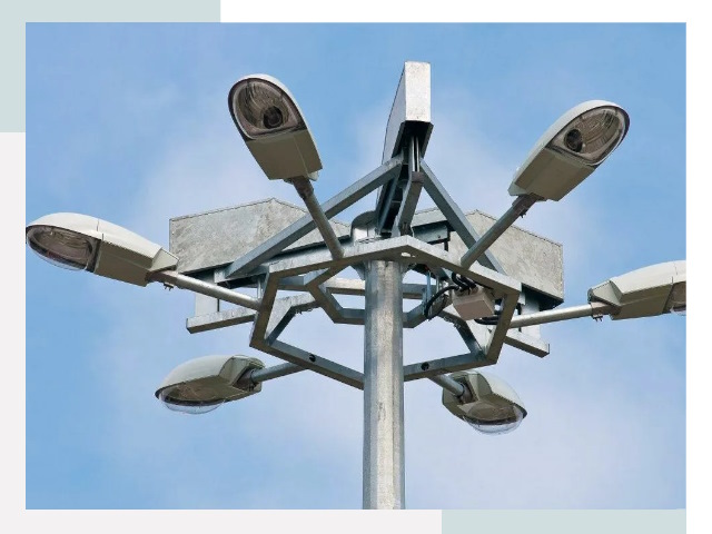 Монтаж осветительных мачт в Сафонове