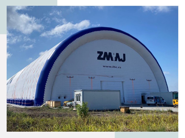 Брендирование ангаров в Сафонове