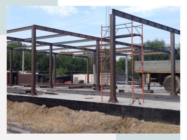 Фундамент для ангаров в Сафонове