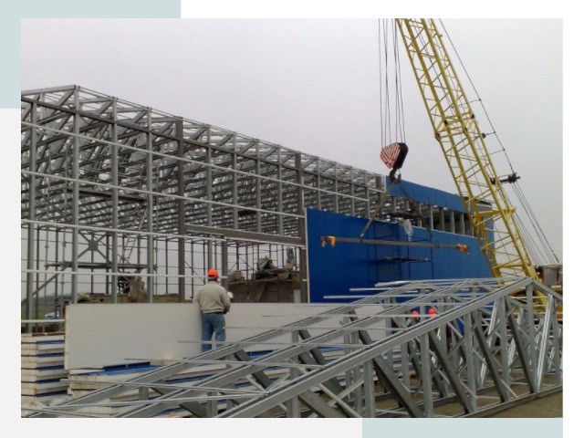 Монтаж ангаров в Сафонове